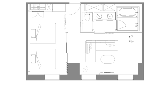 GRANVIA STATION SUITE Floor Plan