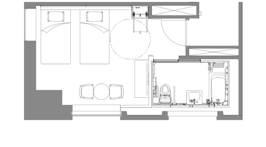 SUPERIOR TWIN (UNIVERSAL) Floor Plan